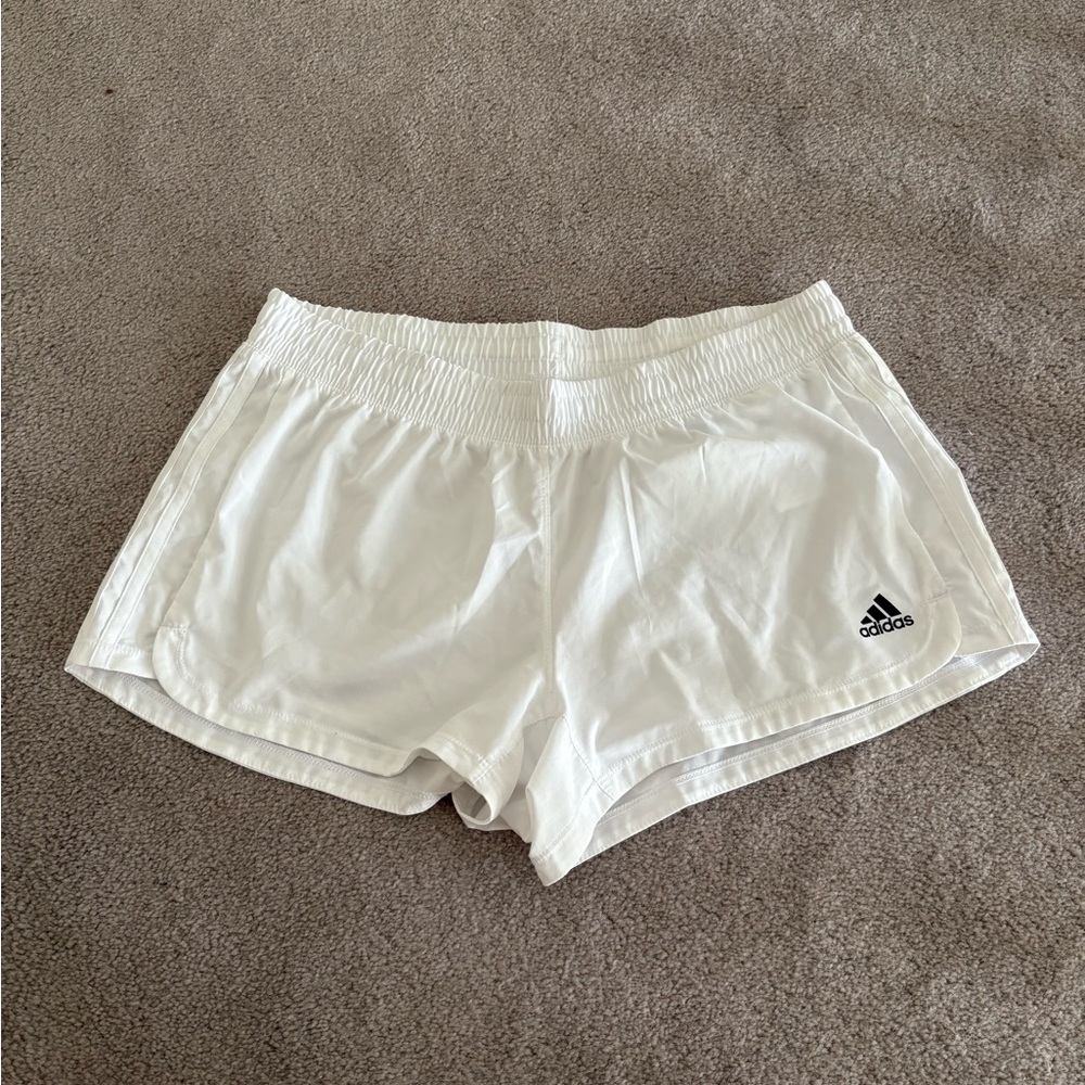 Adidas white shorts